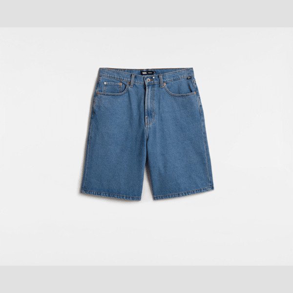 Vans - Check-5 Baggy Denim Shorts, Man, Blue, Size: 28