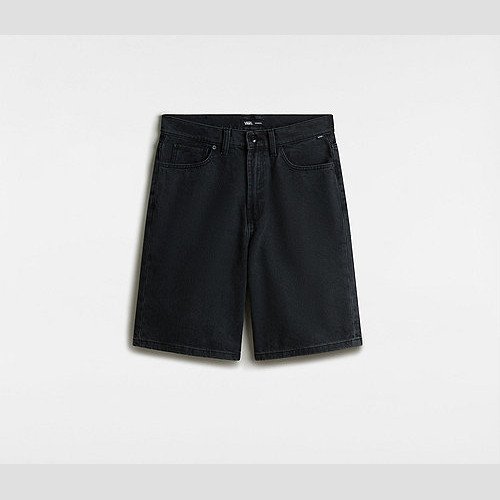 VANS Check-5 Baggy Denim Shorts (washed Black) Men Black, Size 40