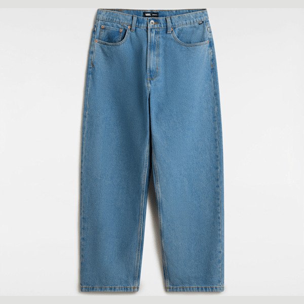 Vans - Check-5 Baggy Denim Trousers, Man, Blue, Size: 27