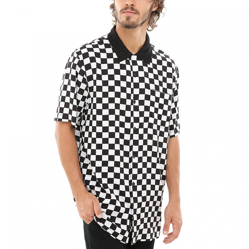 vans short sleeve button down