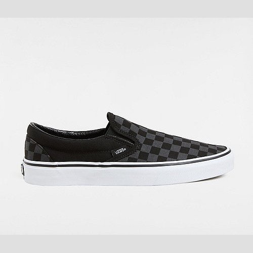 VANS Checkerboard Classic Slip-on Shoes ((checkerboard)black/black) Unisex , Size 15