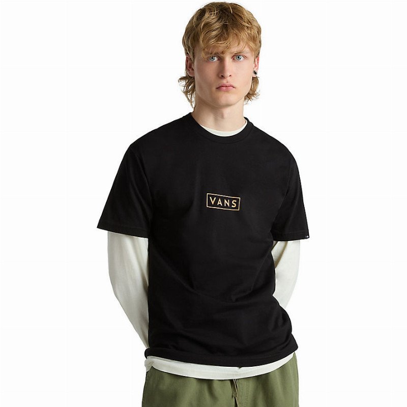 VANS Classic Easy Box T-shirt (black-copper Tan) Men Black, Size XXL