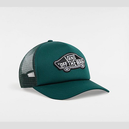 VANS Classic Patch Curved Bill Trucker Hat (bistro Green) Unisex Green, One Size
