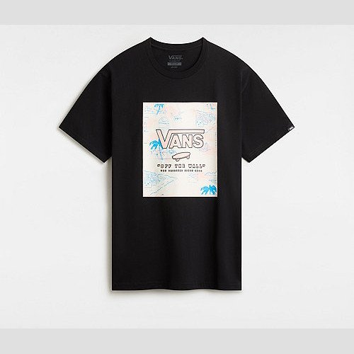 VANS Classic Print Box T-shirt (black-chintz Rose) Men Black, Size XXL