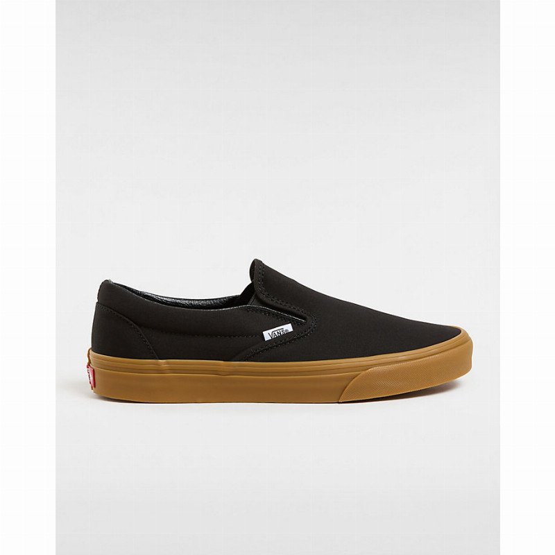 VANS Classic Slip-on Shoes (black/gum) Unisex Black, Size 10