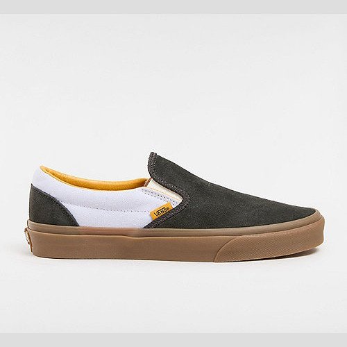 VANS Classic Slip-on Shoes (tri Pop Black/light Blue) Unisex Grey, Size 12