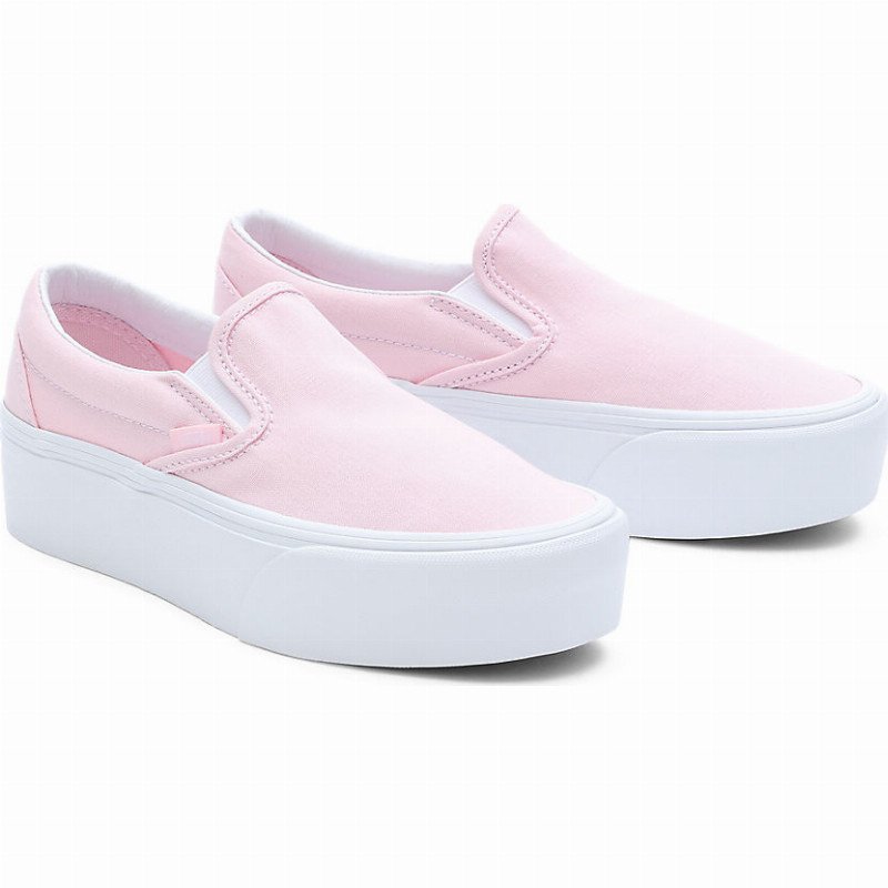 CLASSIC SLIP-ON STACKFORMS SHOES (BLUSHING BRIDE) WOMEN PINK