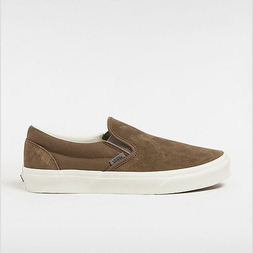 VANS Classic Slip-on Summer Linen Shoes (canvas/suede Coffee Liqueur) Unisex Brown, Size 12