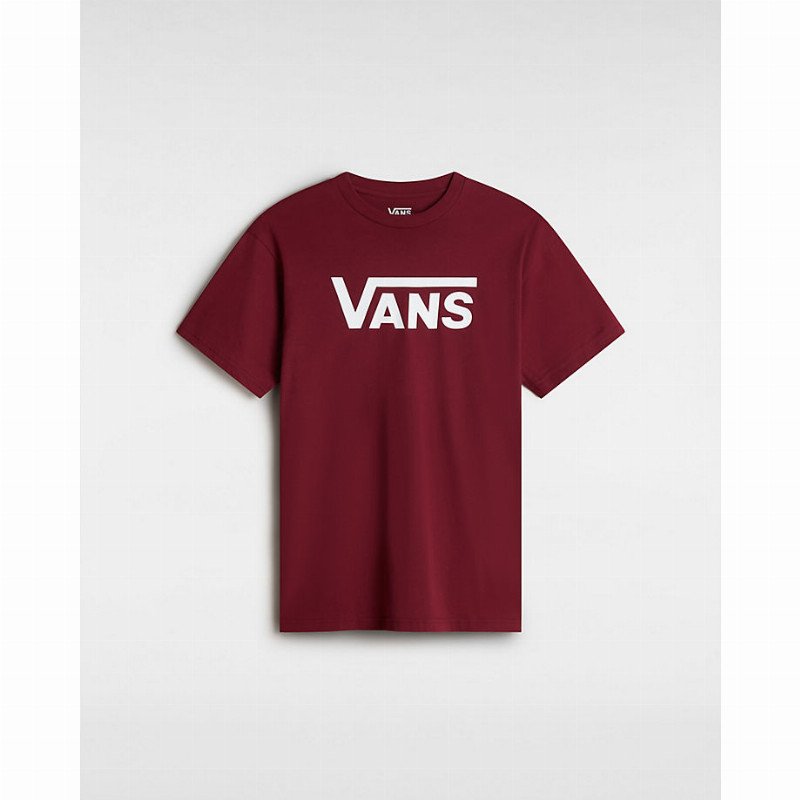 VANS Classic T-shirt (burgundy/white) Unisex Red, Size XXL