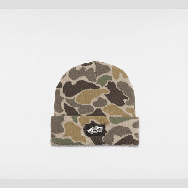 Vans - Classic Tall Cuff Beanie, Man, Brown, Size: One size