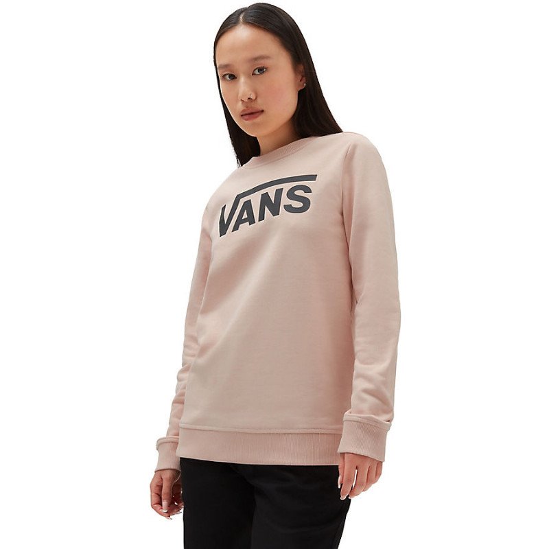 CLASSIC V CREW SWEATSHIRT (ROSE SMOKE) WOMEN PINK