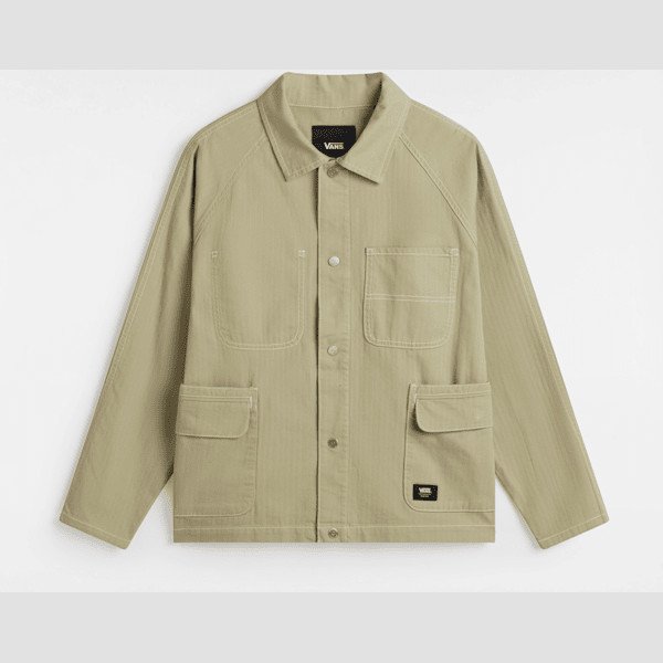 Vans - Codey Utility Coat, Woman, Beige, Size: L