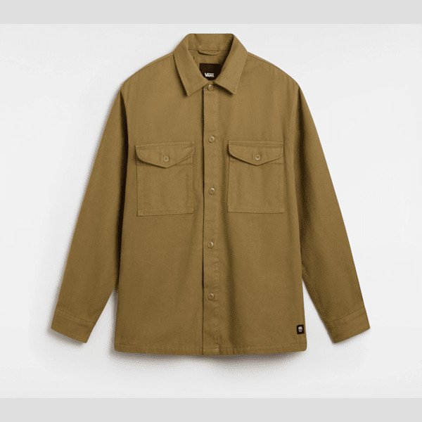 Vans - Coldgroove Shacket, Man, Brown, Size: L