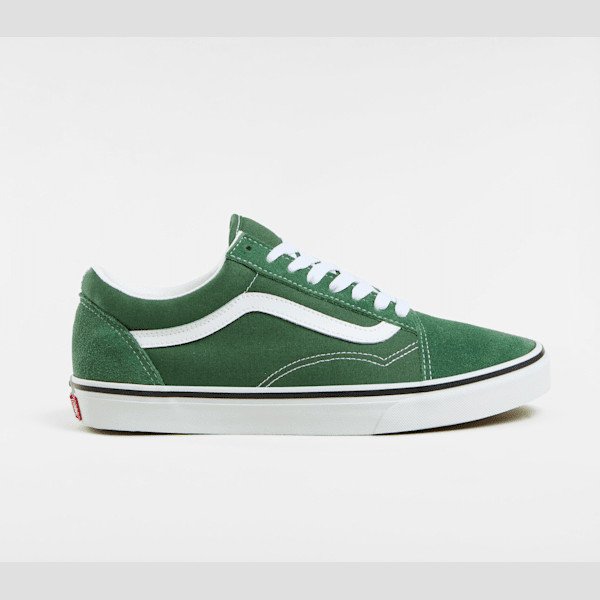 Vans - Color Theory Old Skool Shoes, Man, Green, Size: 2.5