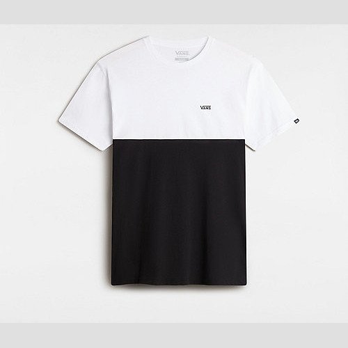 VANS Colorblock T-shirt (black-white) Men White, Size XXL