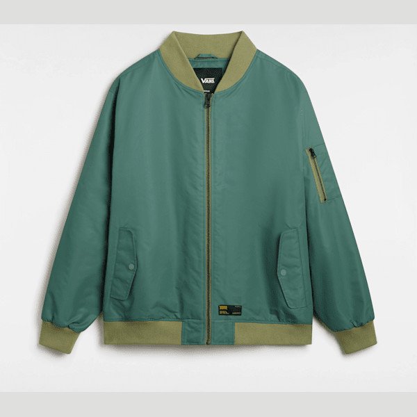 Vans - Copley Bomber Jacket, Man, Green, Size: XS
