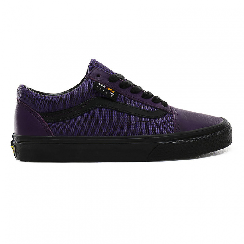 vans purple black