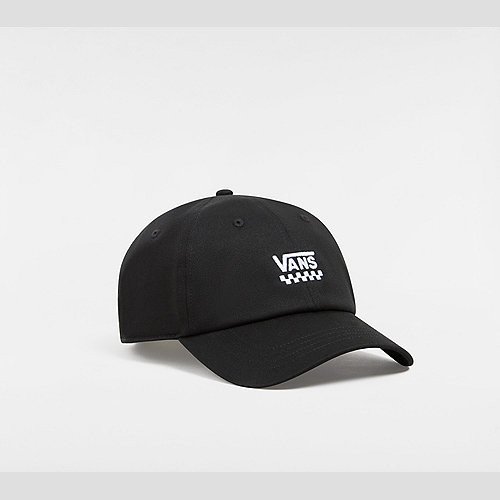 VANS Court Side Curved Bill Jockey Hat (black) Unisex Black, One Size