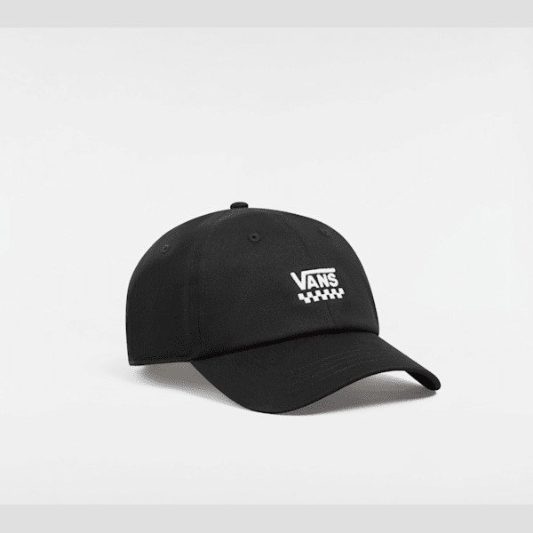 Vans - Court Side Curved Bill Jockey Hat, Man, Black, Size: One size