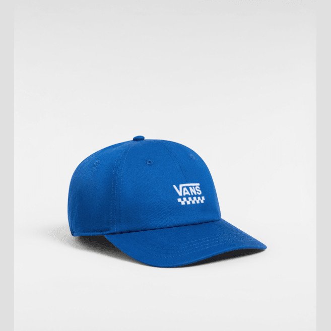 Vans - Court Side Curved Bill Jockey Hat, Man, Blue, Size: One size