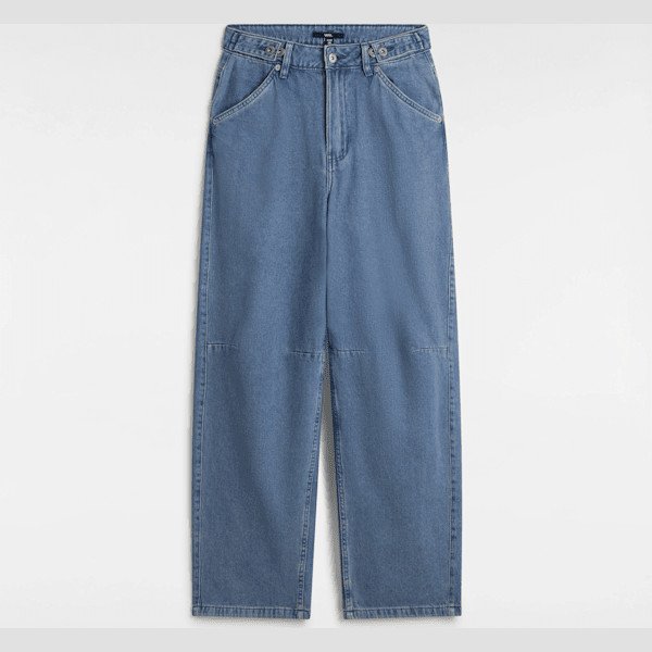 Vans - Curbside denim Trousers, Woman, Blue, Size: 27