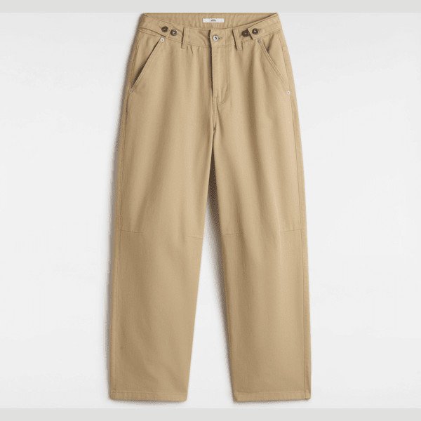 Vans - Curbside Trousers, Woman, Beige, Size: 29