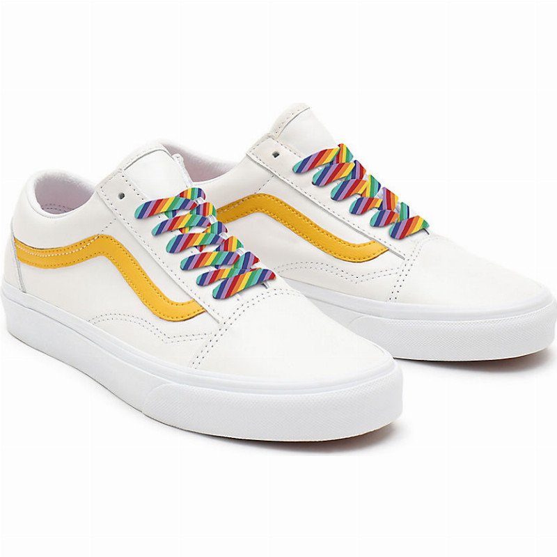 Rainbow vans laces on sale