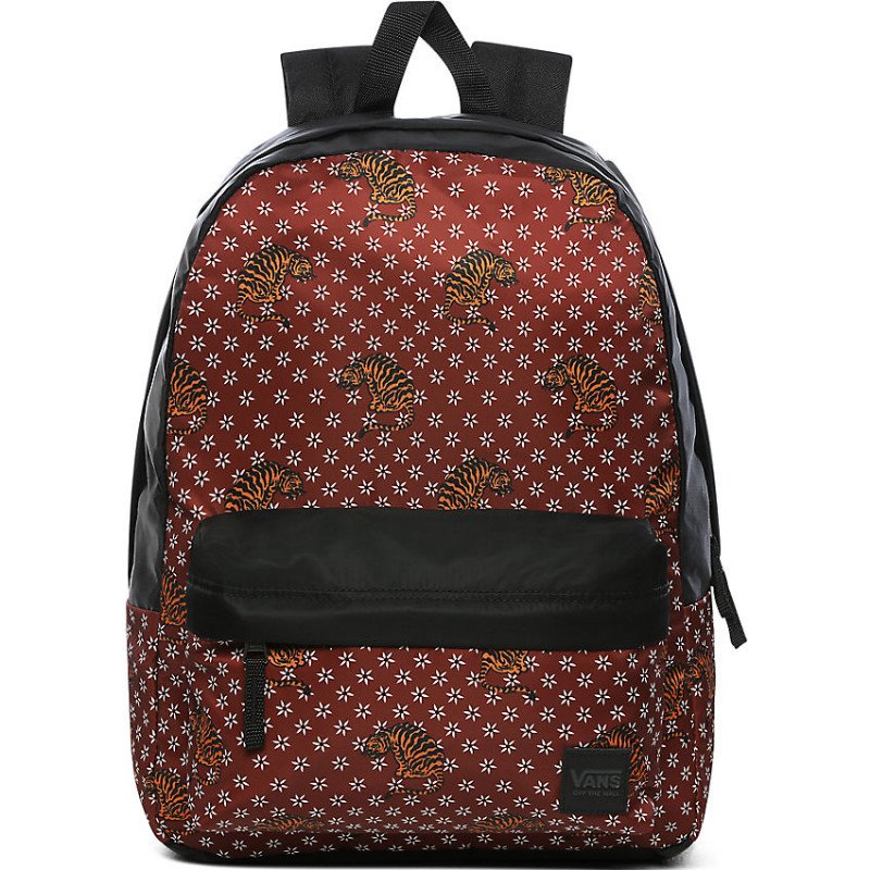 VANS Deana Iii Backpack (tiger Floral) Women Red, One Size