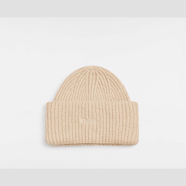 Vans - Densmore Wide Cuff Beanie, Man, Beige, Size: One size