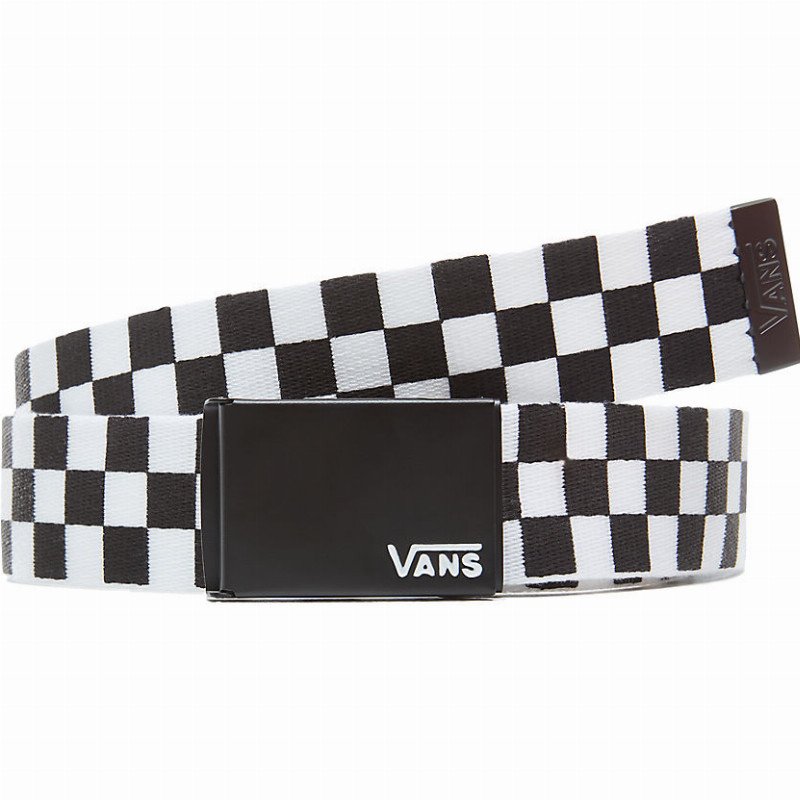 DEPPSTER WEB BELT (BLACK-WHITE) UNISEX WHITE