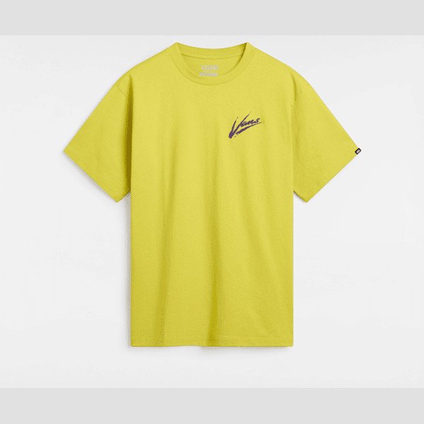 Vans - Dettori Loose Fit T-Shirt, Man, Yellow, Size: XXL