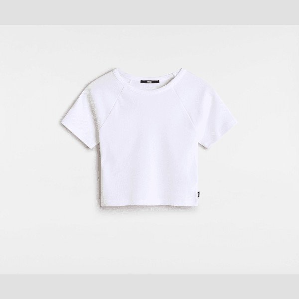 Vans - Drew Baby Tee, Woman, White, Size: L