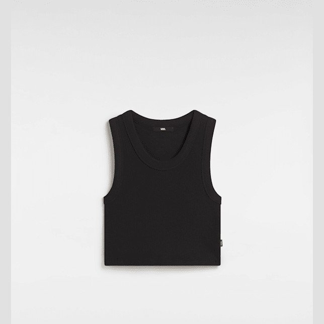 Vans - Drew Rib Tank Top, Woman, Black, Size: M