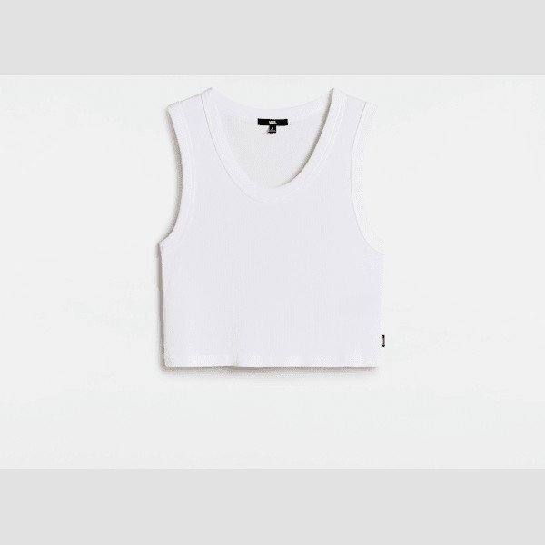 Vans - Drew Rib Tank, Woman, White, Size: L