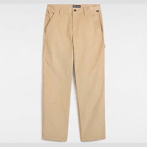 DRILL CHORE CARPENTER RELAXED CORD PANTS (INCENSE) MEN BEIGE