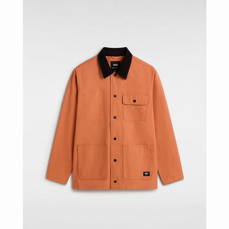 VANS Drill Chore Coat (autumn Leaf) Men Orange, Size XXL