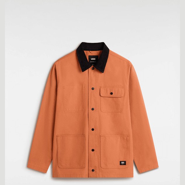 Vans - Drill Chore Coat, Man, Orange, Size: M