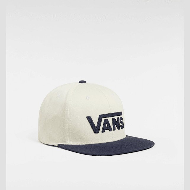 Vans - Drop V Snapback Hat, Man, White, Size: One size
