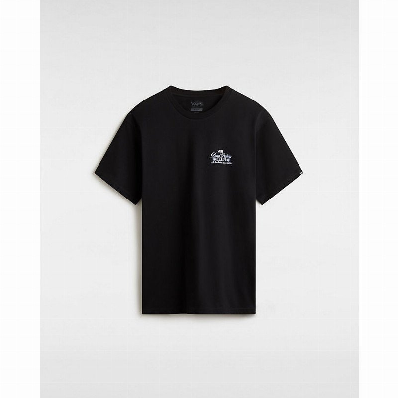 VANS Dual Palms Club T-shirt (black) Men Black, Size XS