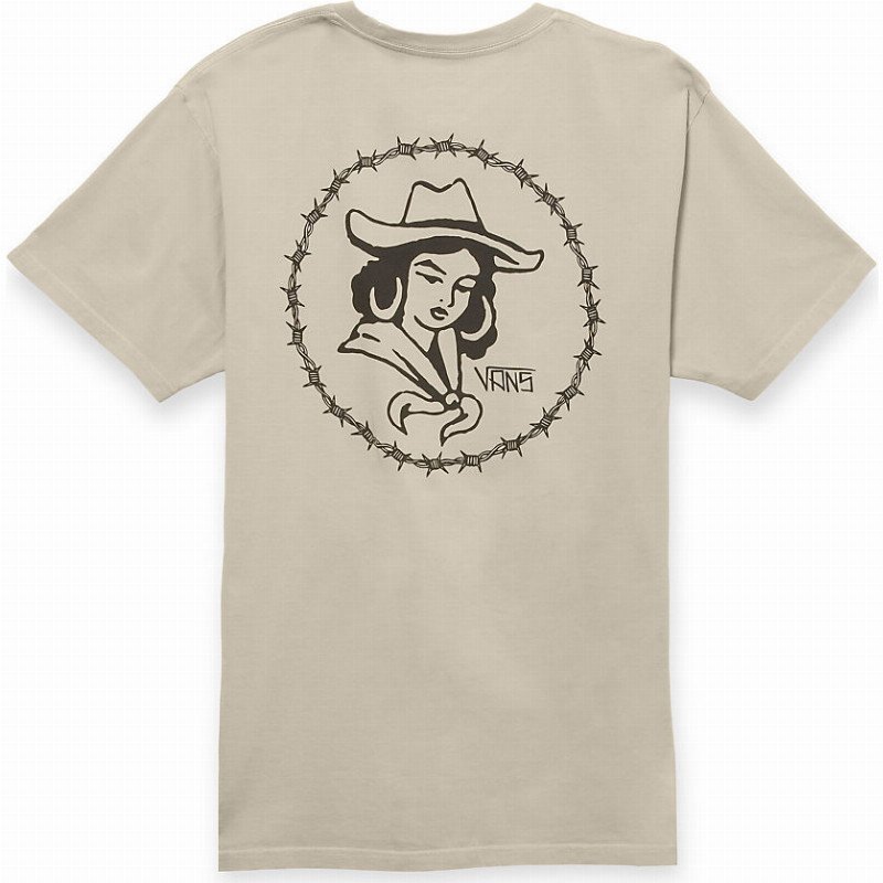 ELIJAH BERLE VINTAGE T-SHIRT (OATMEAL) MEN BEIGE