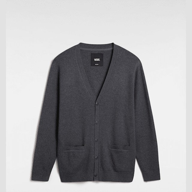  EMMETT CARDIGAN, MAN, GREY, SIZE: XL