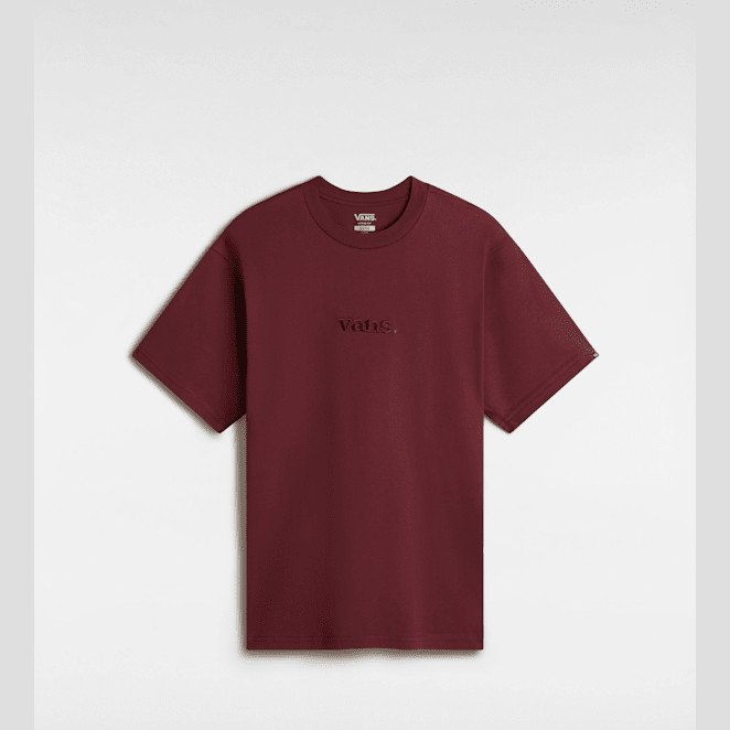 Vans - Essential Loose T-Shirt, Man, Burgundy, Size: XXL