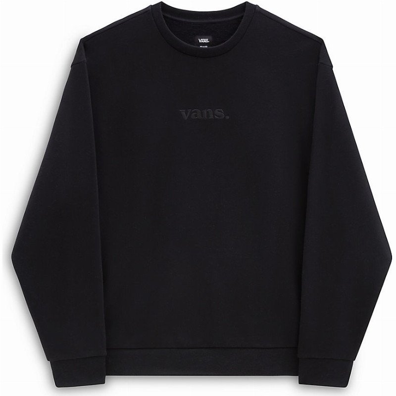 VANS Essential Relaxed Crew Sweatshirt (black) Men Black, Size XXL