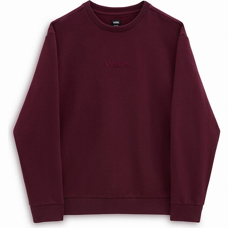 VANS Essential Relaxed Crew Sweatshirt (port Royale) Men Red, Size XXL