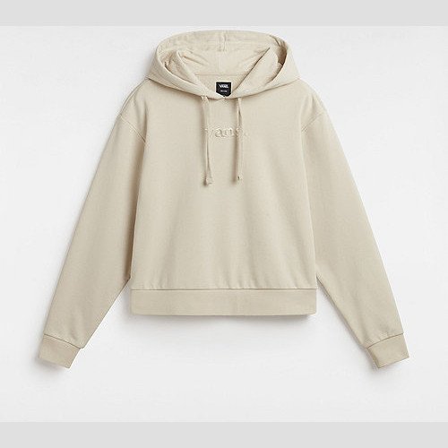 VANS Essential Relaxed Fit Pullover Hoodie (oatmeal) Women Beige, Size XS