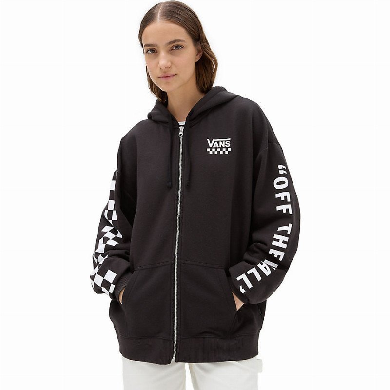 EXTRA FUN OVERSIZED HOODIE (BLACK) WOMEN BLACK