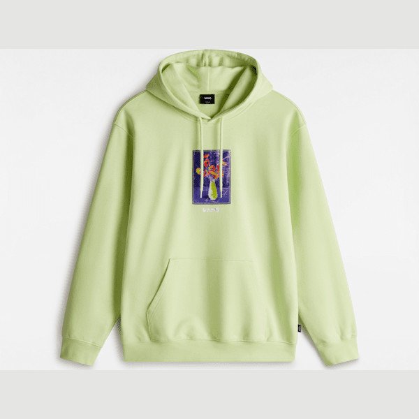Vans - Floral Decor Pullover Hoodie, Man, Green, Size: XL