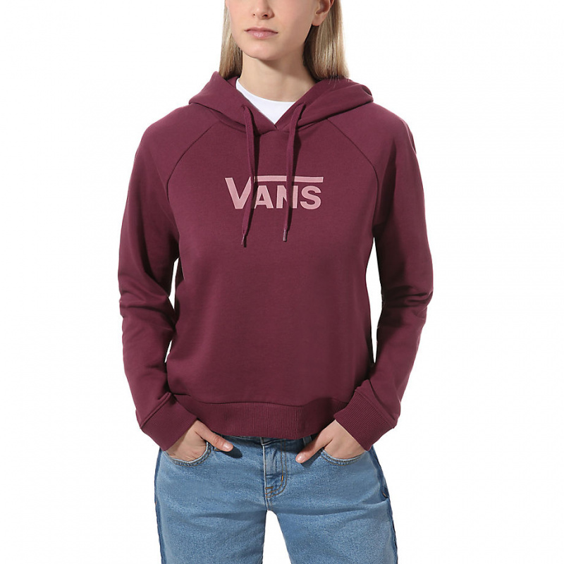 womens red vans hoodie
