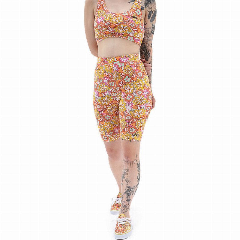 Vans shorts outlet womens Orange