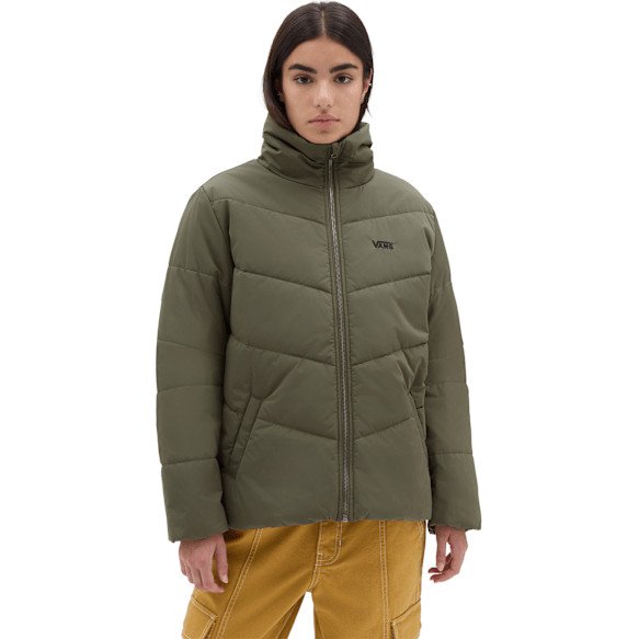 Vans - Foundry Puffer MTE Jacket, Woman, Green, Size: XS